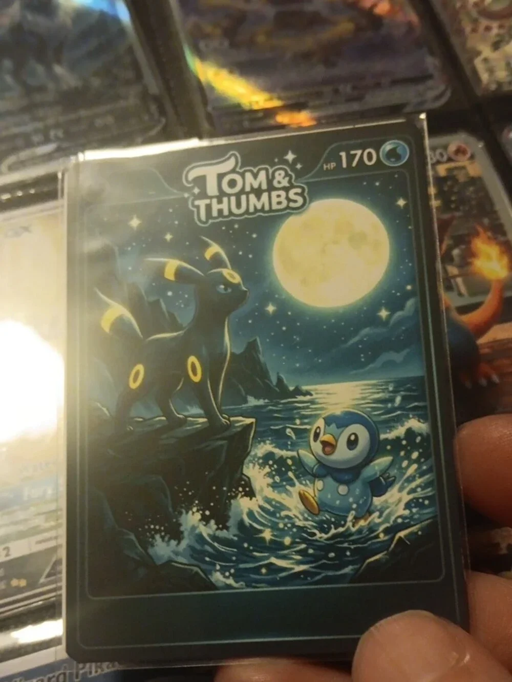 Gengar V Trading Card - Purple